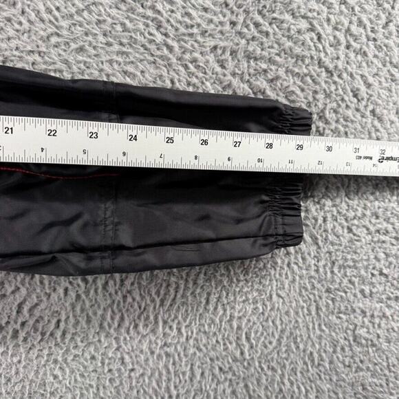 Vintage Detroit Red Wings Windbreaker Jacket men's XL Black Zip Embroidered Logo - Picture 5 of 8